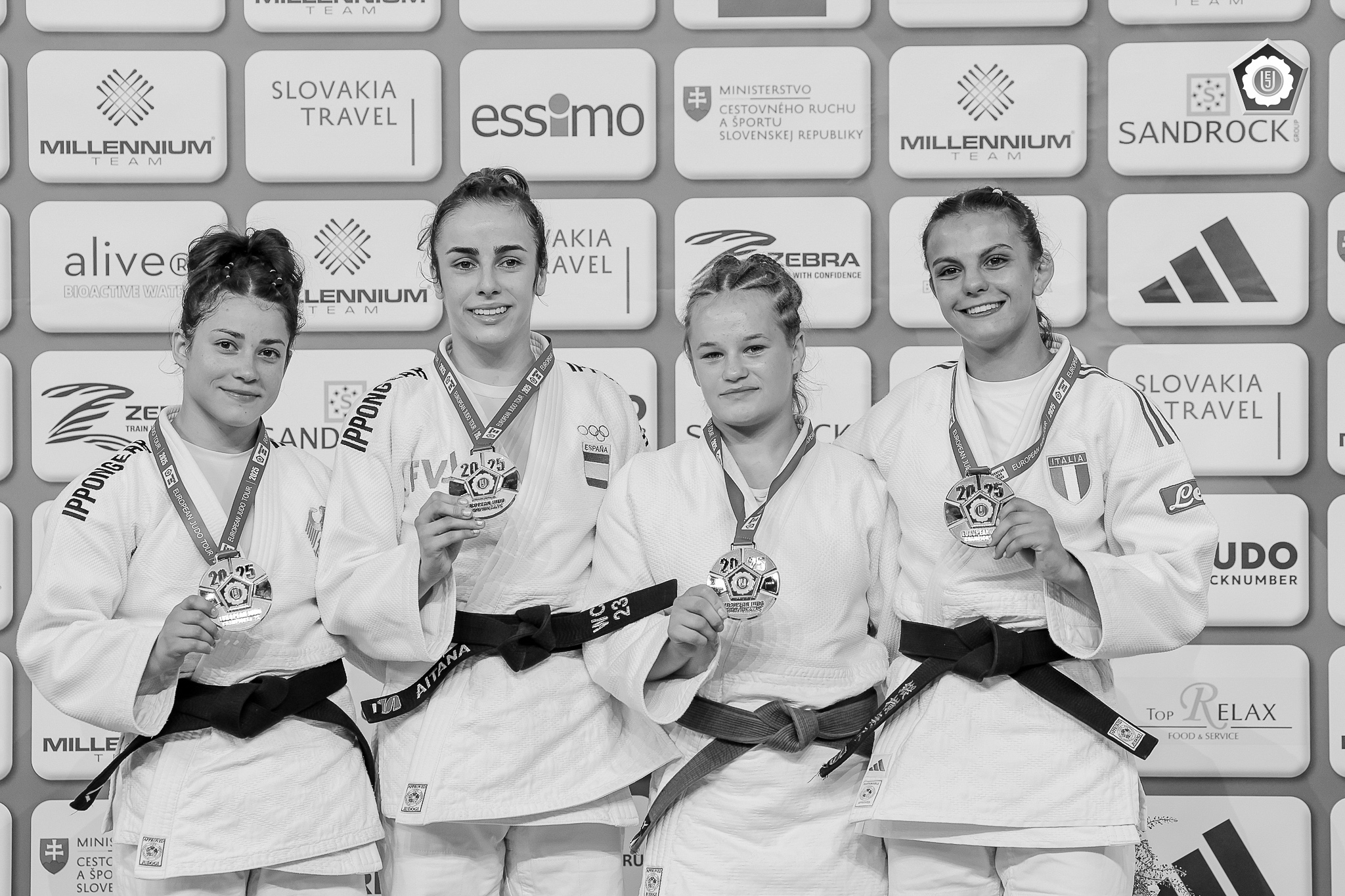 48kg Podium Junioren-EM 2025